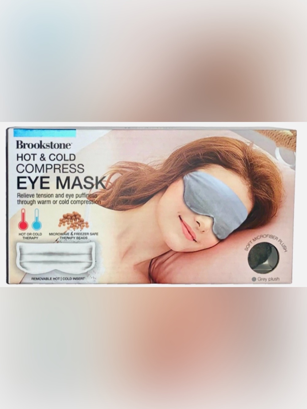 Brookstone Hot & Cold Compress Eye Mask